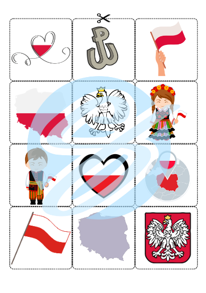 Gra Memory Święto Niepodległości - Idealna Pomoc Edukacyjna na 11 Listopada dla Nauczycieli Przedszkola