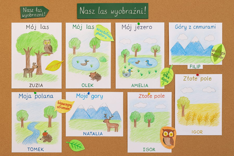 Scenariusz lekcji. Jan Twardowski "O lasach". [JĘZYK POLSKI]