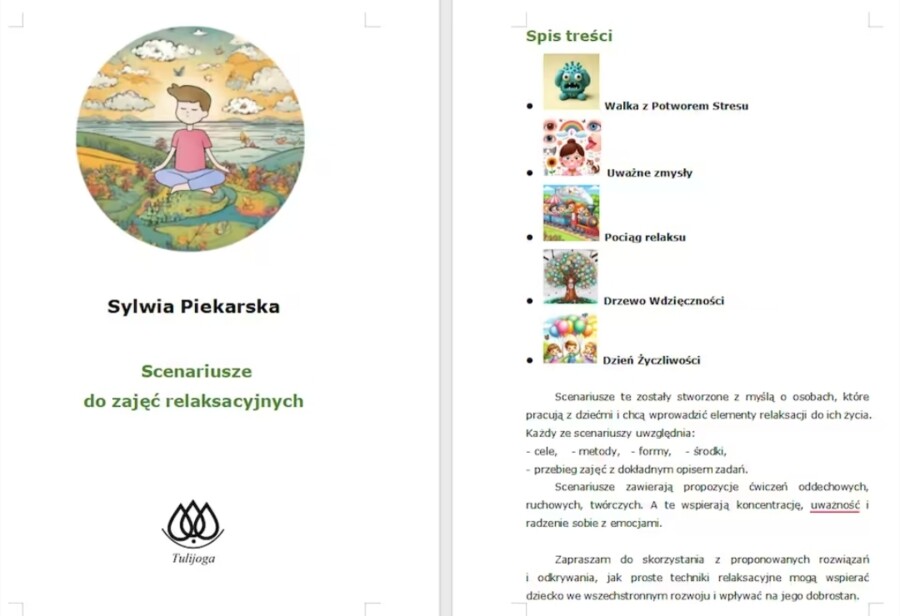 Innowacja Oddychaj, odpoczywaj, odkrywaj + scenariusze