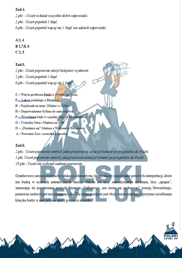 Kartkówka_Ferdydurke_Polski Level Up