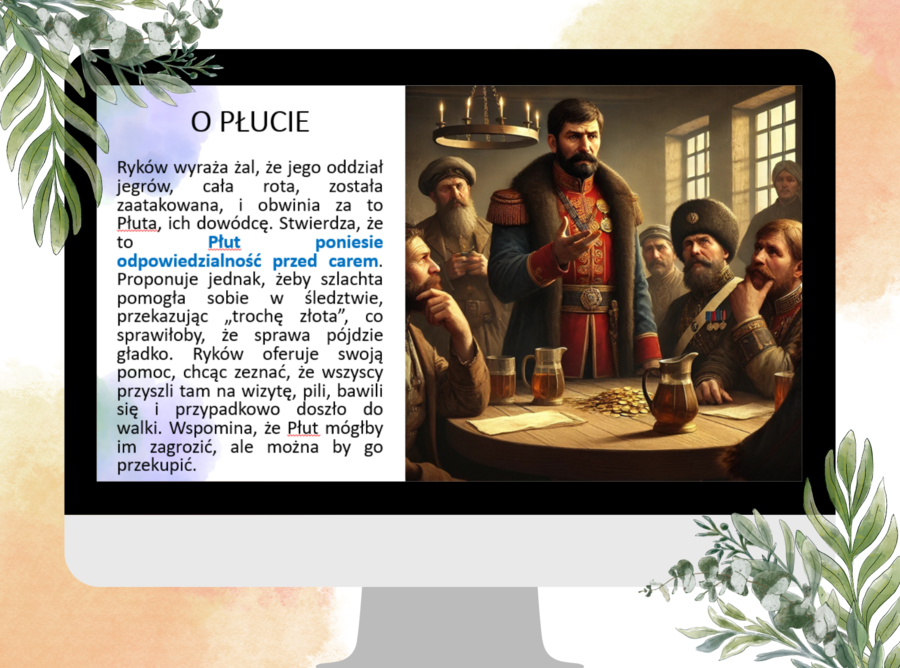 Prezentacja - księga X "Pan Tadeusz" Adam Mickiewicz - Emigracja. Jacek - egzamin ósmoklasisty, romantyzm