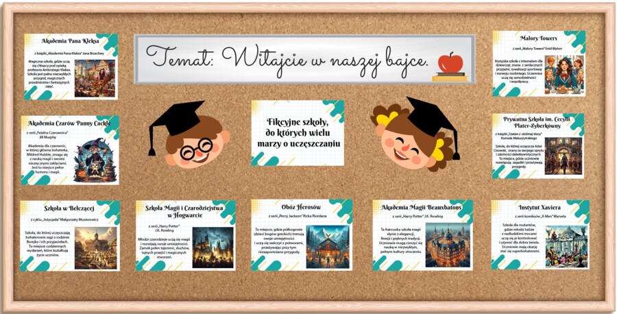 Gazetka Fikcyjne Szkoły - Dzień Nauczyciela