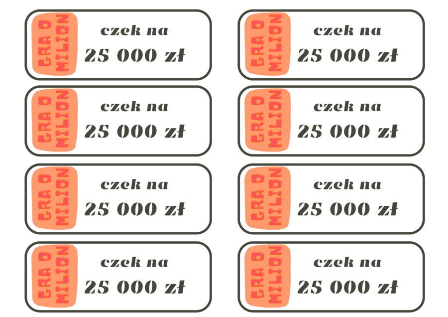 Gra o milion. Powtórzenie wiadomości z działu PROCENTY klasa 6.