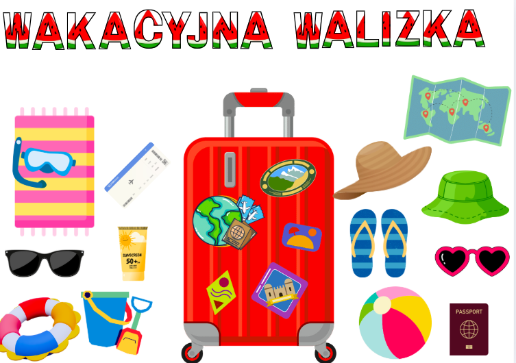 ✈️ GAZETKA Wakacyjna Walizka Pełna Pomysłów 🎒🌞55 stron A4 do druku ✅ Duża walizka z 12 elementów do złożenia ✅ Paszport wakacyjny do uzupełniania przez dzieci ✅ Bilet lotniczy – kreatywna zabawa w podróż ✅ 10 pomysłów na aktywności – w tym codzienne pako
