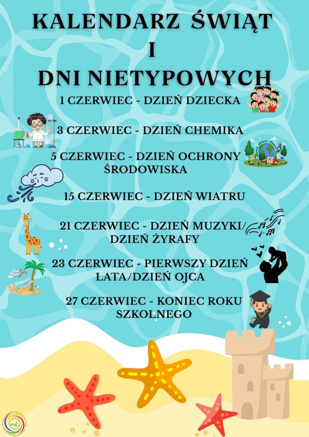PAKIET MATERIAŁÓW NA CZERWIEC WEDŁUG KALENDARZA ŚWIĄT I DNI NIETYPOWYCH