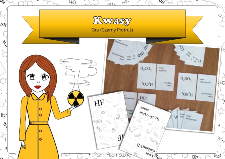 Klasa 8 Chemia. Kwasy. Czarny Piotruś.