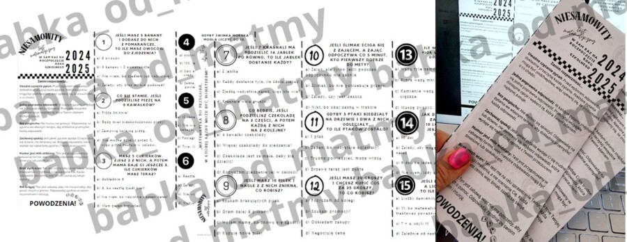 Niesamowity test matematyczny (na rozpoczęcie roku szkolnego) - na każdym poziomie edukacyjnym :)