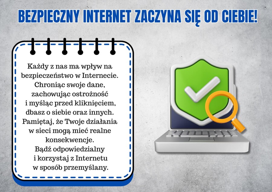 DZIEŃ BEZPIECZNEGO INTERNETU - zestaw materiałów (duży napis + 26 plansz)