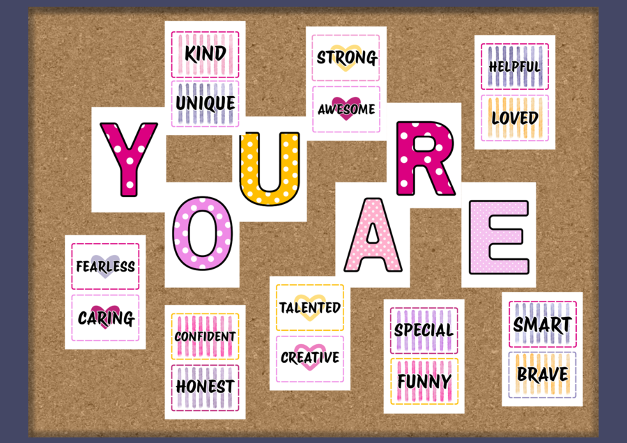 Gazetka motywacyjna "You are..."