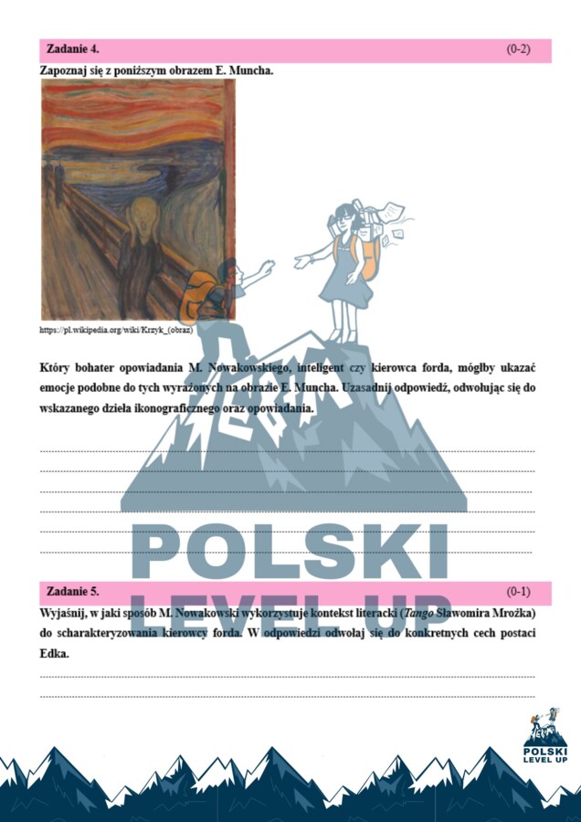 Test 30 zadań z literatury współczesnej + klucz odpowiedzi (Tokarczuk, Stasiuk, Nowakowski, Kapuściński)_Polski Level Up