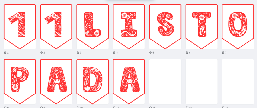 11 listopada - napis girlanda, gazetka , dekoracja