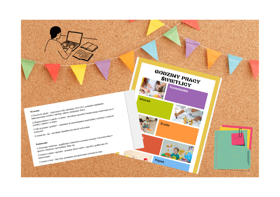 ŚWIETLICA Dokumentacja Wzór - Roczny plan pracy świetlicy + inne dokumenty