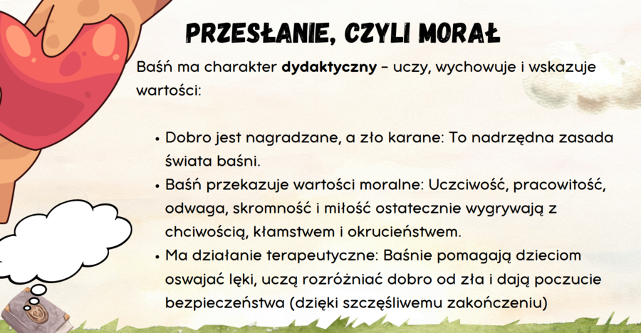 Baśnie - utrwalenie wiadomości