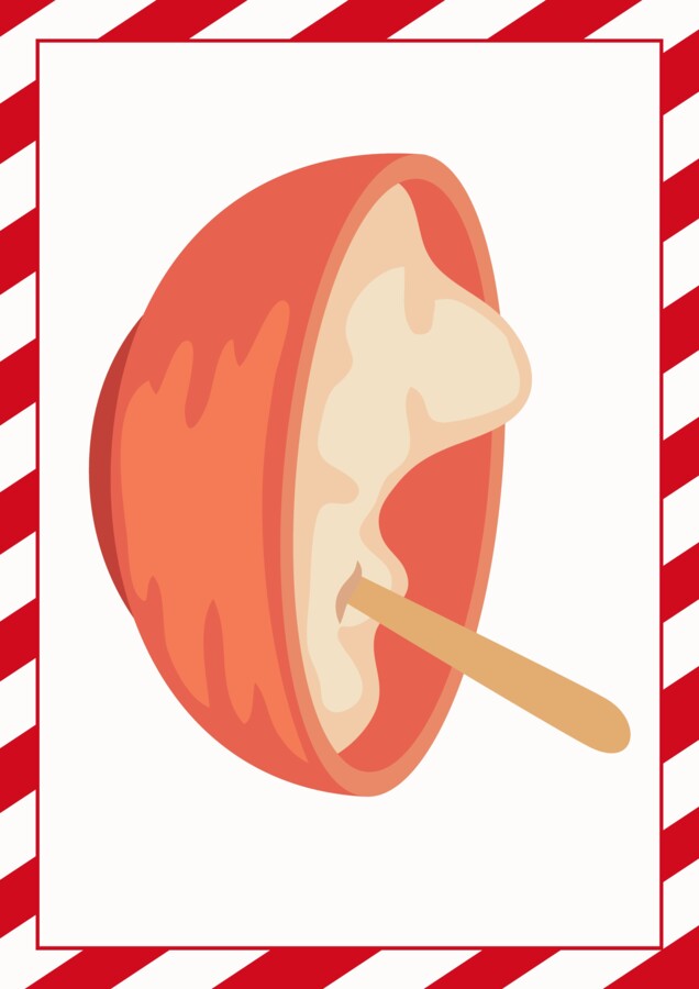 Proces robienia ciasteczek świątecznych