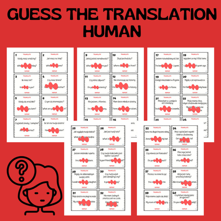 GUESS THE TRANSLATION: HUMAN