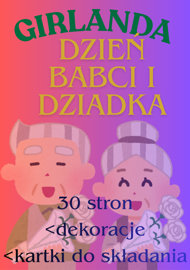 Girlanda Dzień BABCI i DZIADKA