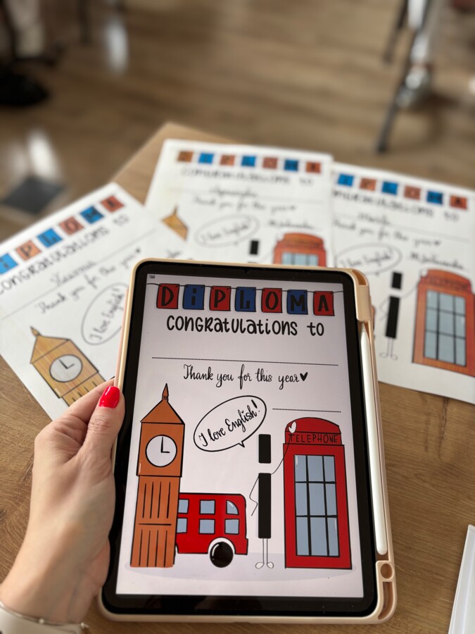 Diploma - Dyplom Językowych Osiągnięć 🇬🇧👏🏻💫