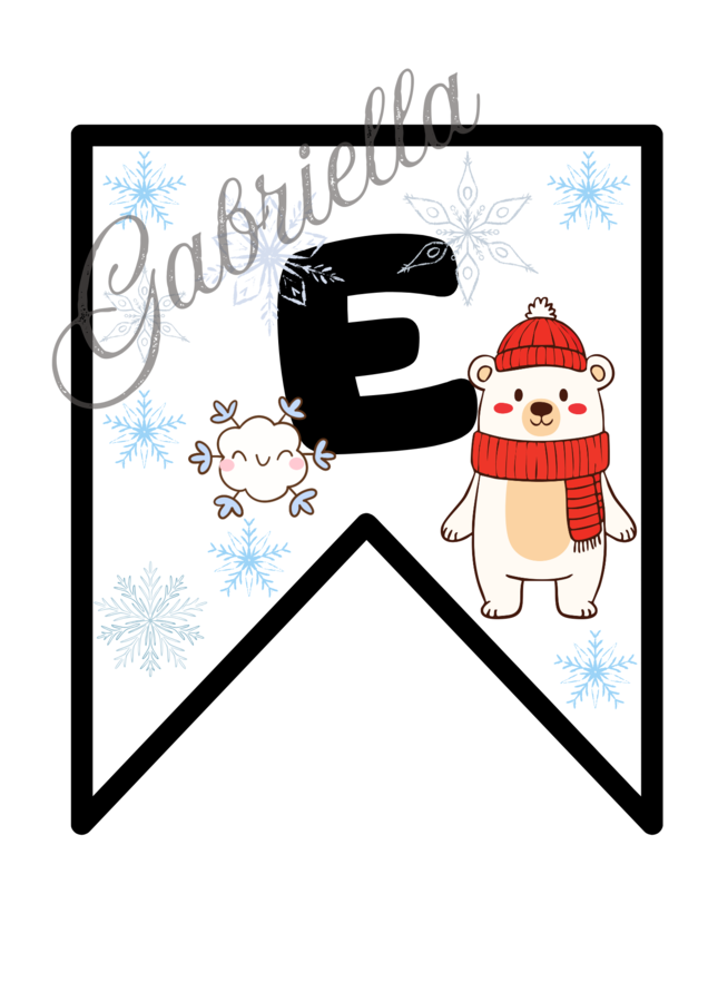 Ferie zimowe girlanda