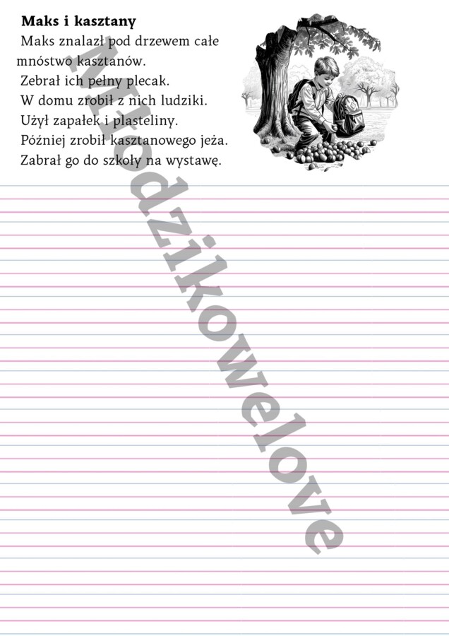 Czytanie ze zrozumieniem, układanie pytań