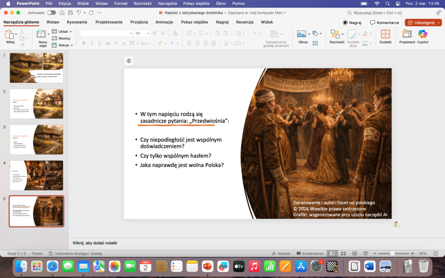 Kontrast społeczeństwa w "Przedwiośniu"