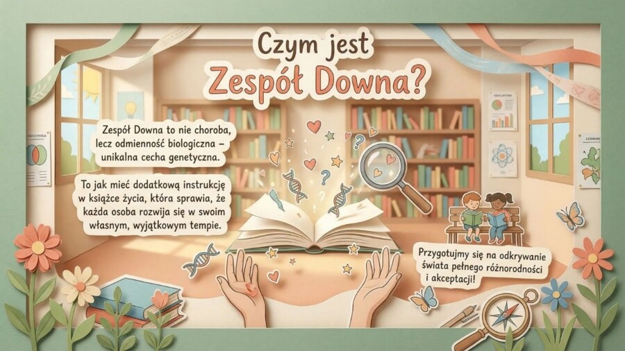 Zespół Downa (gazetka szkolna / prezentacja)