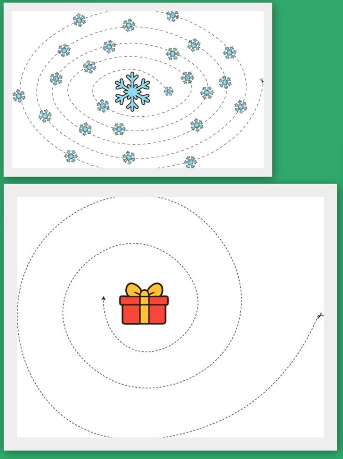 Wycinanki po śladzie świąteczne (pdf i jpg -a4)