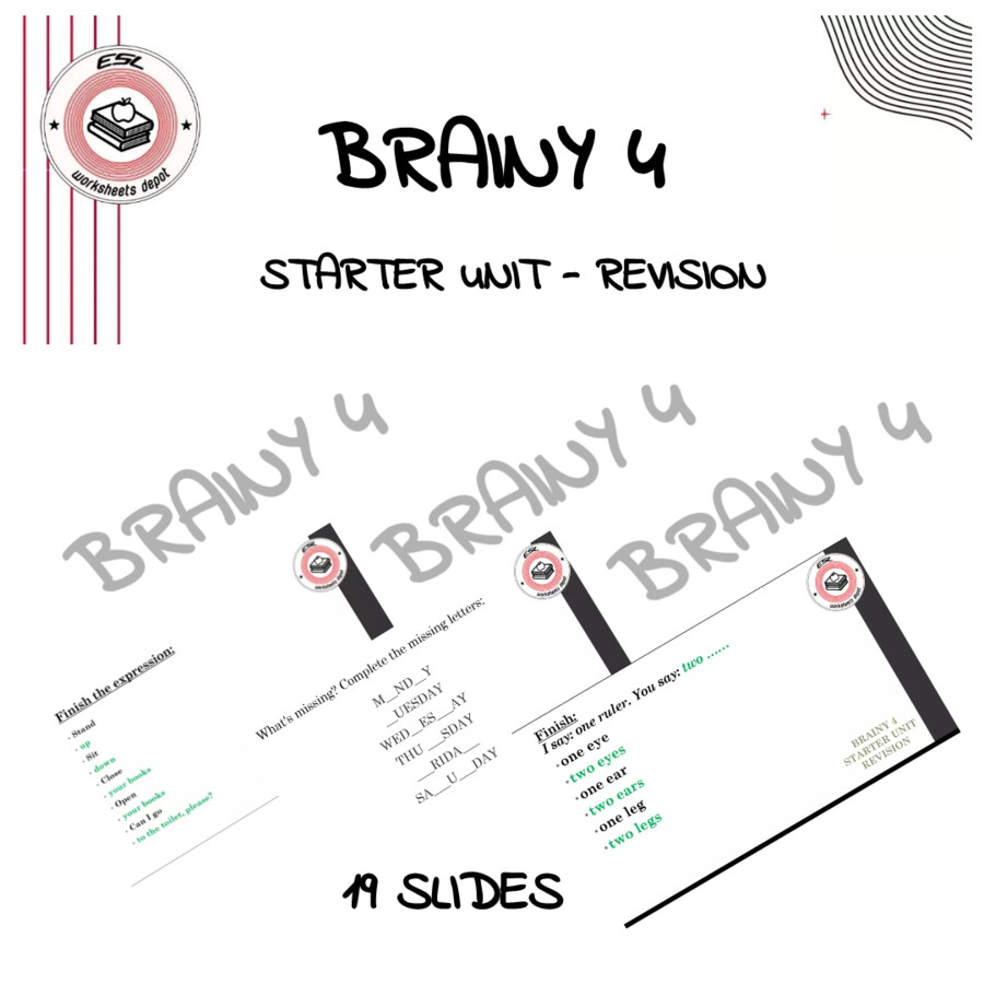 Brainy 4 - Starter Unit Revision