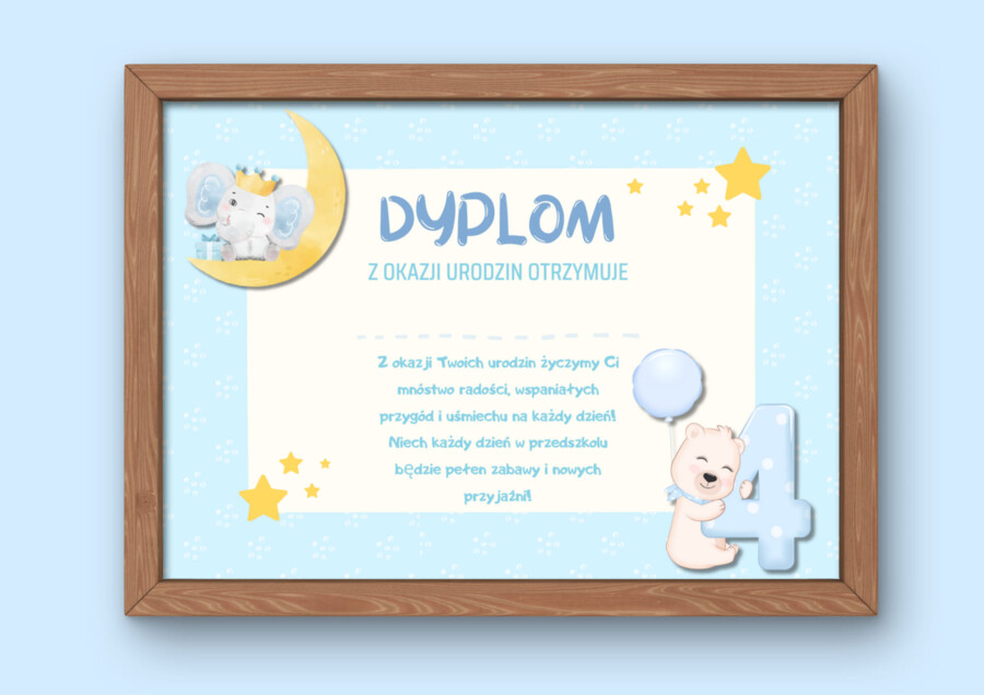 🎂 ZESTAW DYPLOMÓW URODZINOWYCH 🎂