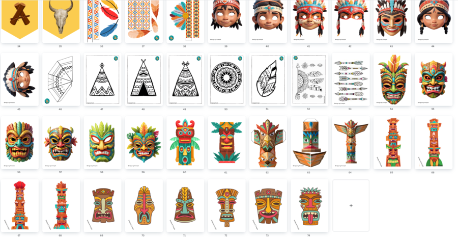 WIOSKA INDIAŃSKA - AMERYKA PÓŁNOCNA - INDIANIE - DZIEŃ INDIAŃSKI