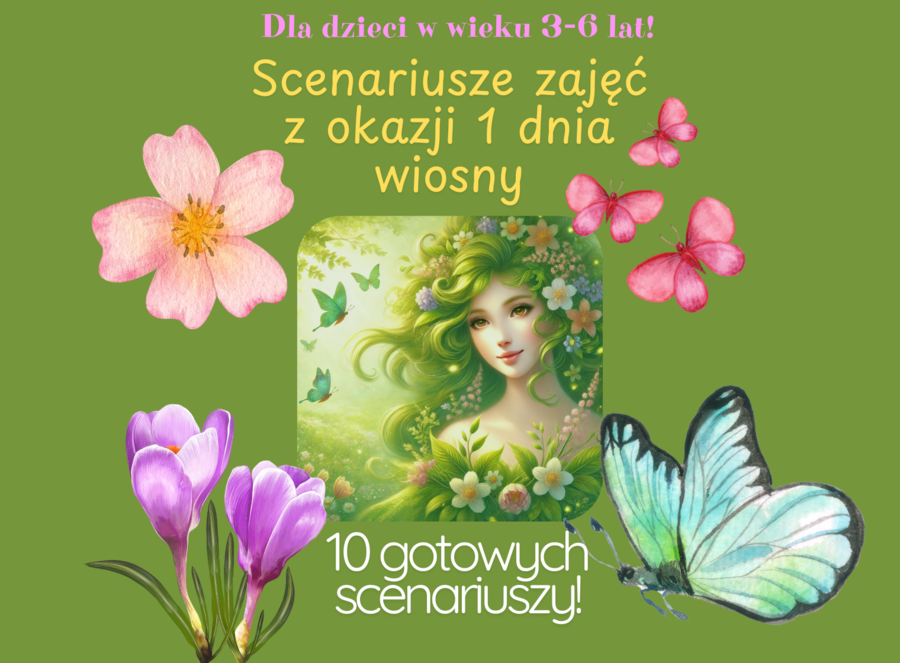 Przedszkolne scenariusze zajęć z okazji Pierwszego Dnia Wiosny! 10 scenariuszy dla dzieci w wieku 3-6