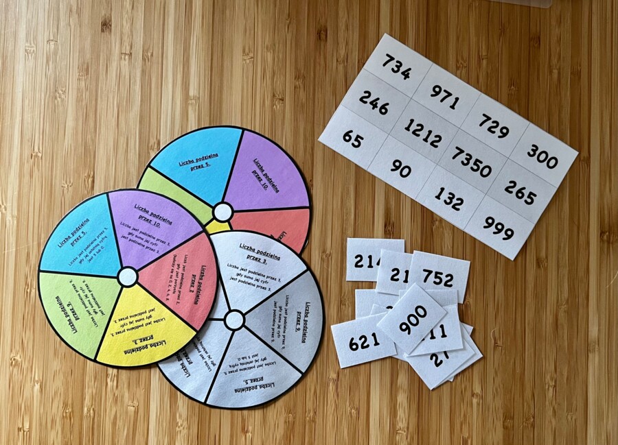 Cechy podzielności liczb - gra