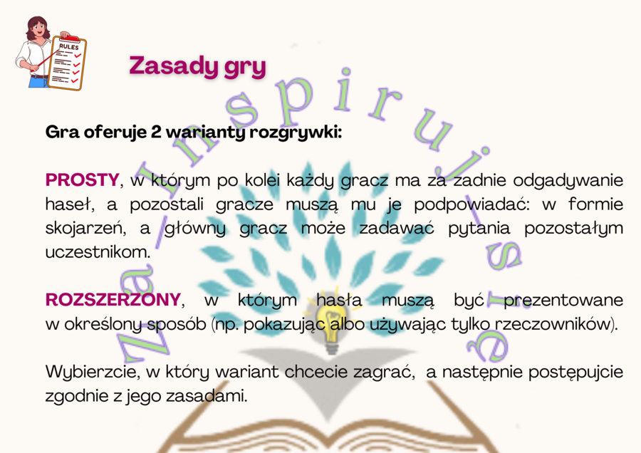 Akademia Pana Kleksa- gra Czółko - przygotowanie do opisu Akademii