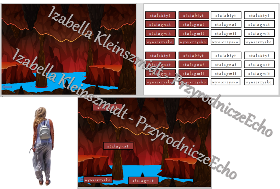 Materiał do zalaminowania/praca w grupach/puzzle/układanka. „Krajobraz wapienny Wyżyny Krakowsko - Częstochowskiej” w pdf. Geografia 5, dział „Krajobrazy Polski”.