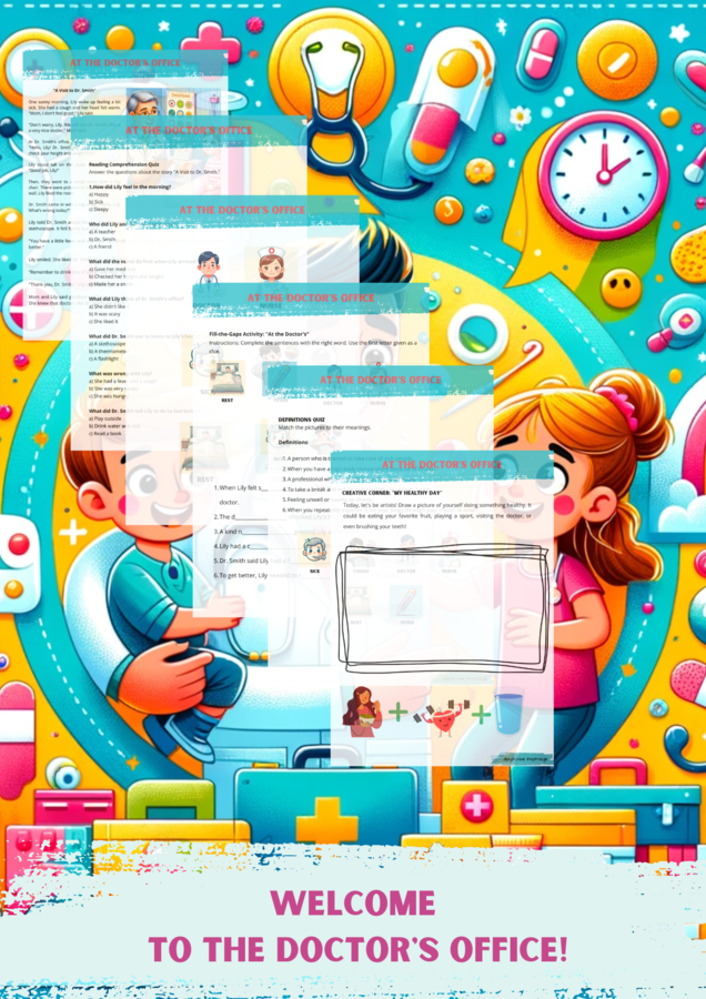 Mini lekcja dla najmłodszych! Welcome to the Doctor's Office!