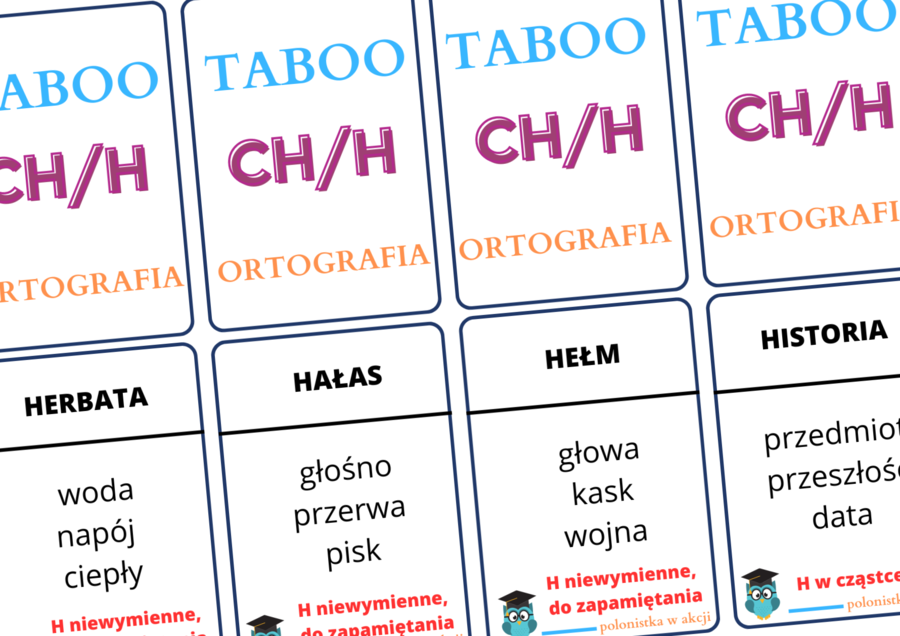 Taboo ortograficzne z ch/h