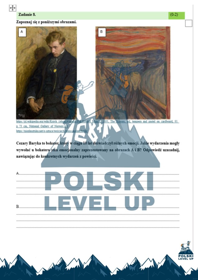 Przedwiośnie_pakiet 4 elementy_Polski Level Up