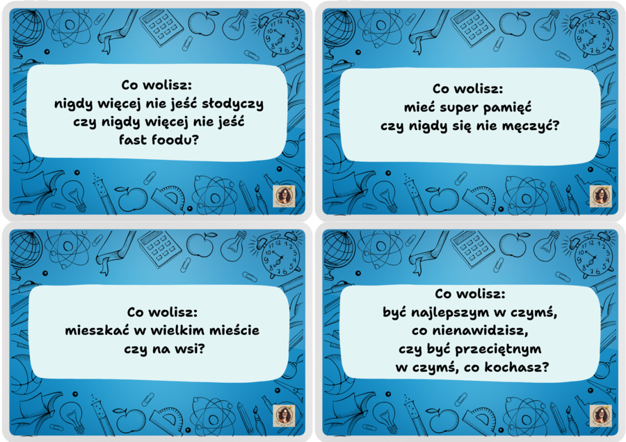 Gra integracyjna "Co wolisz?"