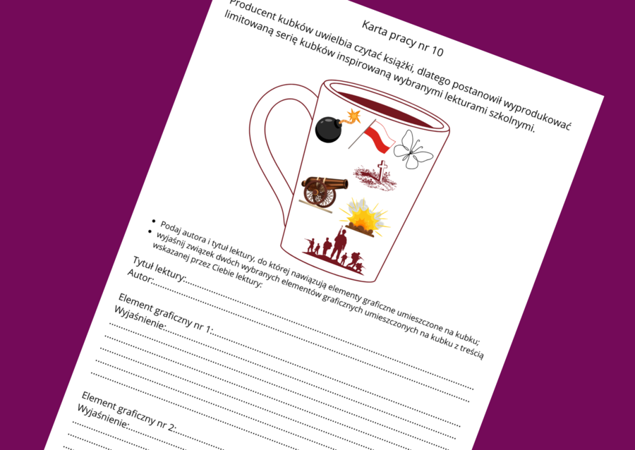 "REDUTA ORDONA” – lektury- kl. 4-8 – ikonki – powtórzenie – powtórka – egzamin – karta pracy