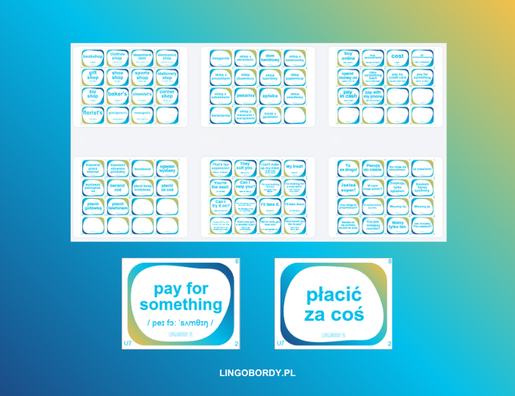 Together 6: Unit 7 – Kompletny Zestaw Kart Memory ze słownictwem (82 karty!)