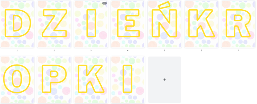 Dzień Kropki -GIRLANDA