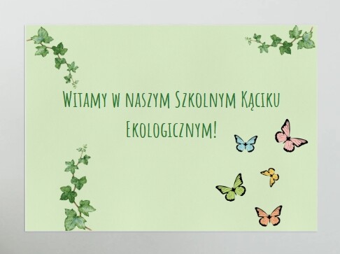 Kącik ekologiczny. Tablice z ilustracjami zwierząt, ptaków, ryb, owadów. Wystawa różnych gatunków.