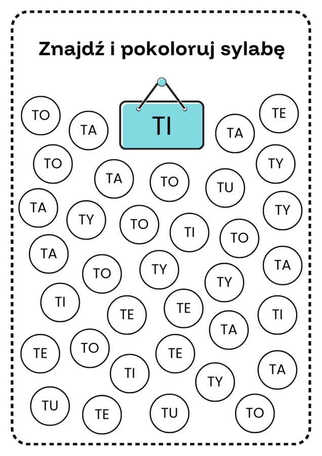Wyszukiwarka sylab- 78 kart pracy