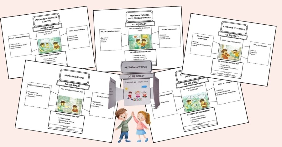 50 składanych scenek społecznych – klasy 1–3