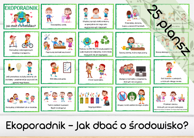 Dzień Ziemi - ekoporadnik - gazetka