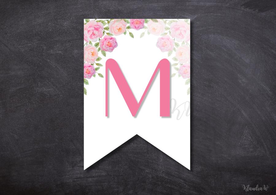 Dzień Mamy i Taty - girlanda do druku