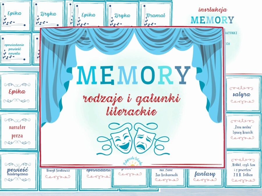 Rodzaje i gatunki literackie-MEMORY