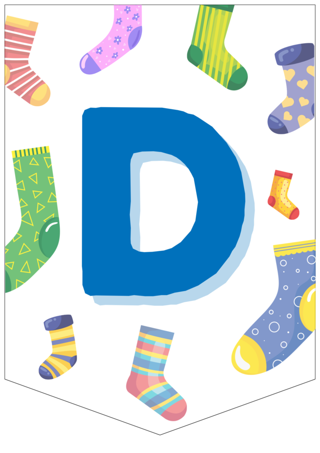 Dzień Kolorowej Skarpetki - dekoracja