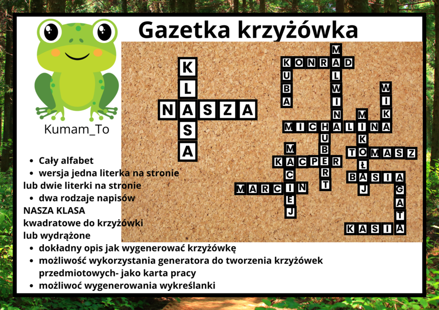 Gazetka- KRZYŻÓWKA