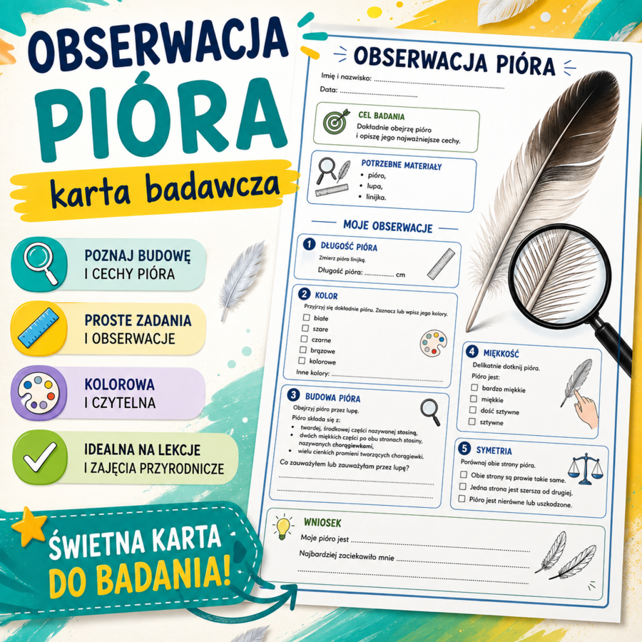 Obserwacja pióra