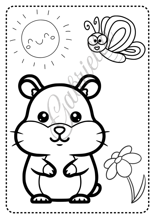 Kolorowanka wiosenna